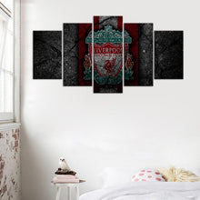 Load image into Gallery viewer, Liverpool F.C. Rock Style 5 Pieces Wall Painting Canvas