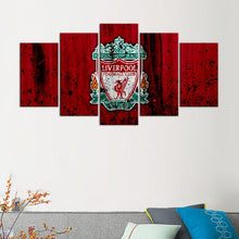 Load image into Gallery viewer, Liverpool F.C. Rough Look 5 Pieces Wall Painting Canvas