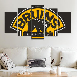 Boston Bruins Brown Canvas