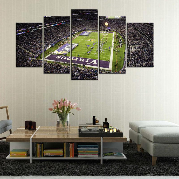 Minnesota Vikings Stadium Wall Canvas 3