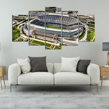 Load image into Gallery viewer, Chicago Bears Stadium From Above Wall Canvas 1