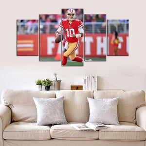 Jimmy Garoppolo San Francisco 49ers Wall Canvas
