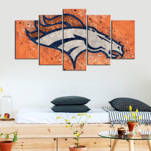 Denver Broncos Techy Style Canvas