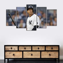 Load image into Gallery viewer, Alex Rodriguez New York Yankees Canvas 5 Pieces Wall Painting Canvas