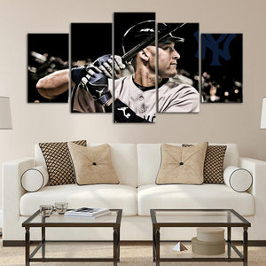 Derek Jeter New York Yankees Canvas 3
