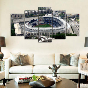 New York Yankees Areal View Stadium Canvas 1