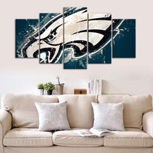 Load image into Gallery viewer, Philadelphia Eagles Paint Splash Look Wall Canvas 1