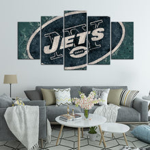 Load image into Gallery viewer, New York Jets Techy 5 Pieces Wall Painting Canvas