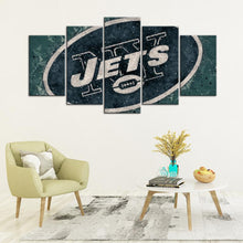 Load image into Gallery viewer, New York Jets Techy Wall Canvas