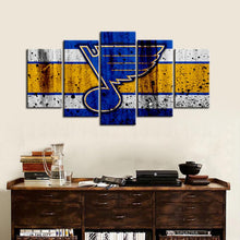 Load image into Gallery viewer, St. Louis Blues Rough Look Canvas