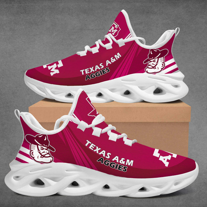 Texas A&M Aggies Casual 3D Air Max Running Shoes