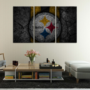 Pittsburgh Steelers Rock Style Wall Canvas 2
