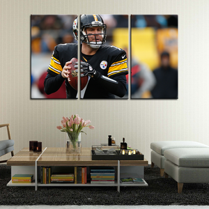 Ben Roethlisberger Pittsburgh Steelers Wall Canvas 2