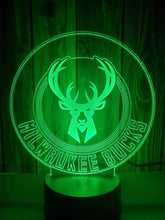 Load image into Gallery viewer, Milwaukee Bucks 3D LED Lamp