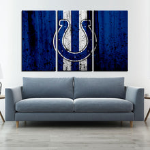 Load image into Gallery viewer, Indianapolis Colts Rough Look Wall Canvas 2