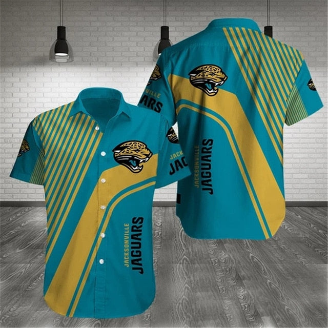 Jacksonville Jaguars Stripes Casual Shirt