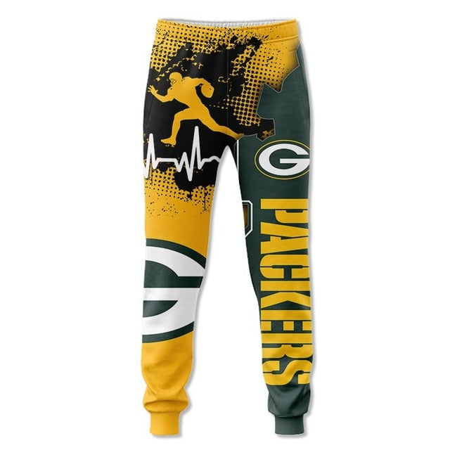 Green Bay Packers Beating Curve 3D Sweatpants