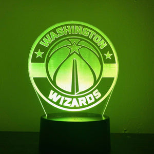Washington Wizards 3D LED Lamp 1