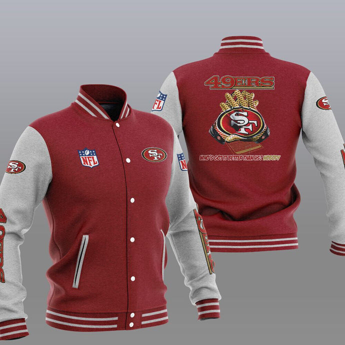 San Francisco 49ers Casual 3D Letterman Jacket