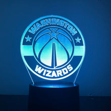Load image into Gallery viewer, Washington Wizards 3D LED Lamp 1