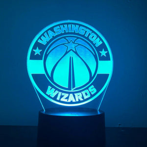 Washington Wizards 3D LED Lamp 1