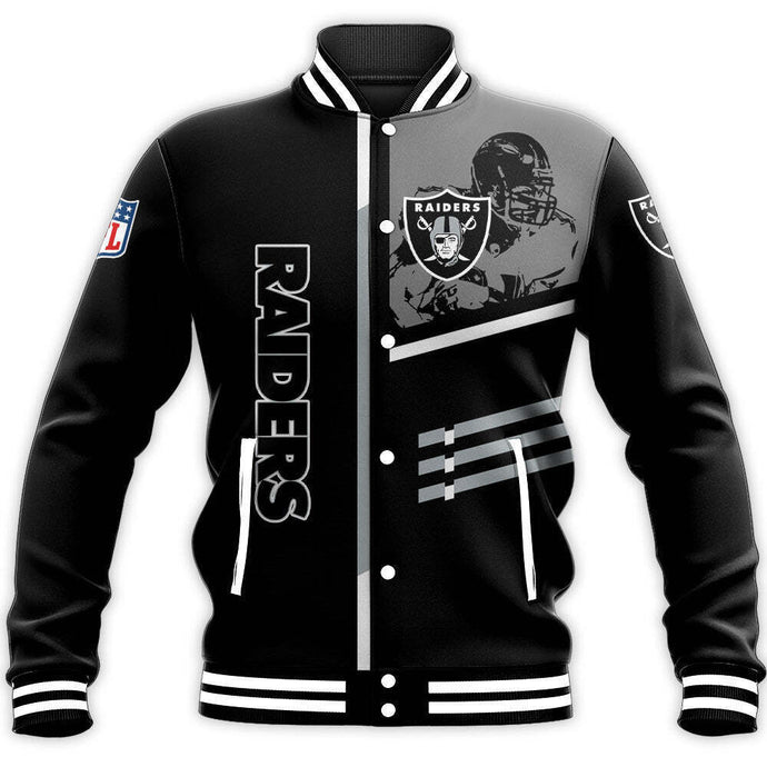 Las Vegas Raiders Casual Letterman Jacket