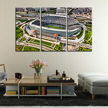 Load image into Gallery viewer, Chicago Bears Stadium From Above Wall Canvas 2