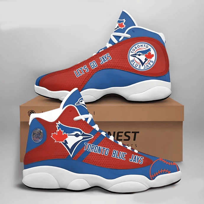 Toronto Blue Jays Casual Air Jordon Sneaker Shoes