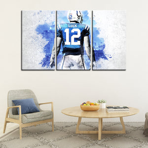 Andrew Luck Indianapolis Colts Wall Art Canvas 2