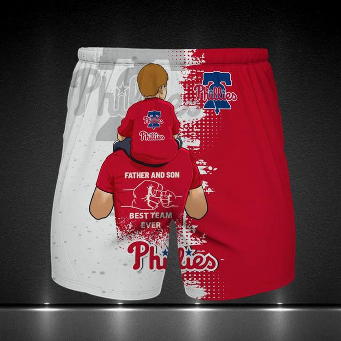 Philadelphia Phillies Father And Son Shorts