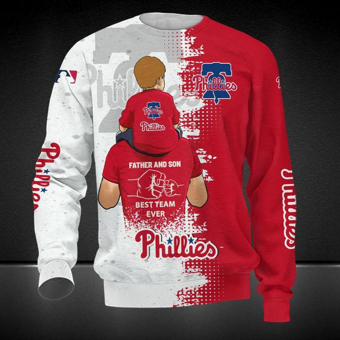 Philadelphia Phillies Father And Son Sweatshirt
