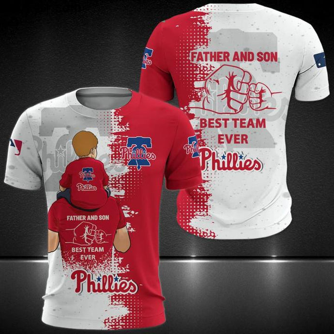 Philadelphia Phillies Father And Son T-Shirt