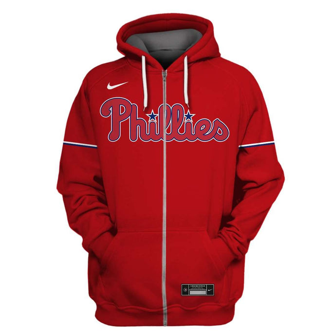 Philadelphia Phillies Casual Zipper Hoodie