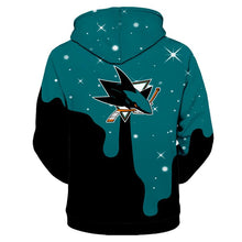 Load image into Gallery viewer, San Jose Sharks 3D Hoodie
