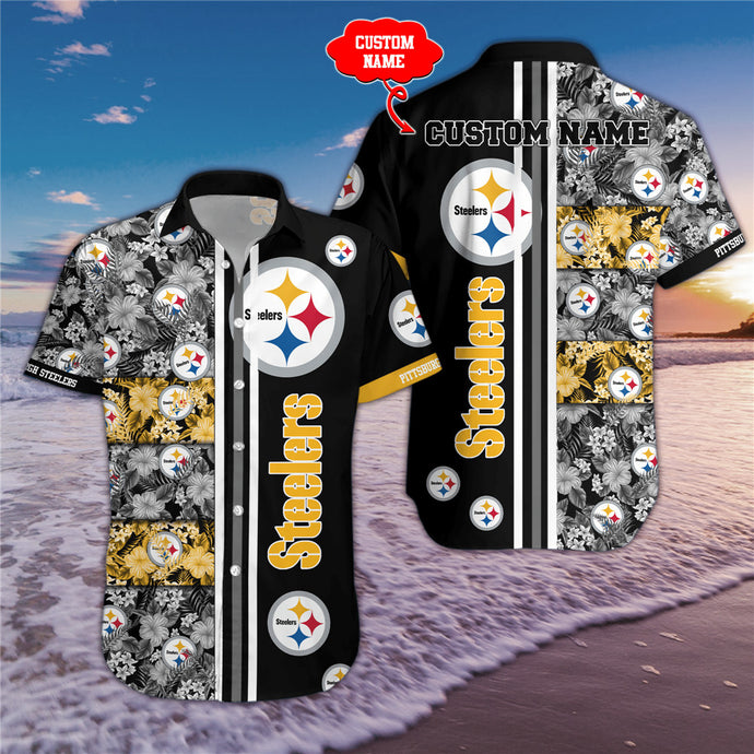 Pittsburgh Steelers Floral Summer Shirt