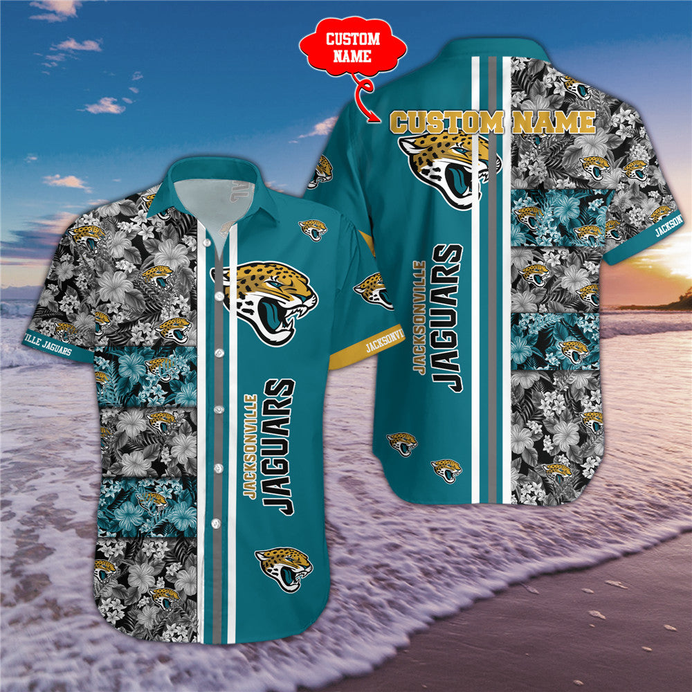 Jacksonville Jaguars Floral Summer Shirt