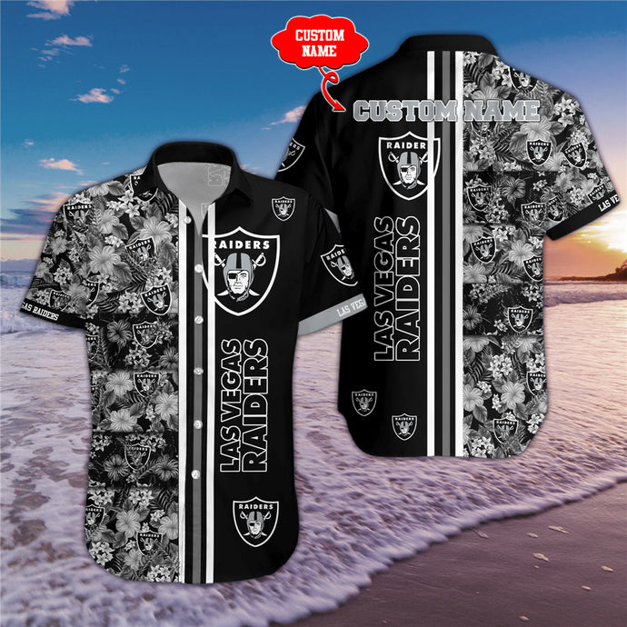 Las Vegas Raiders Floral Summer Shirt