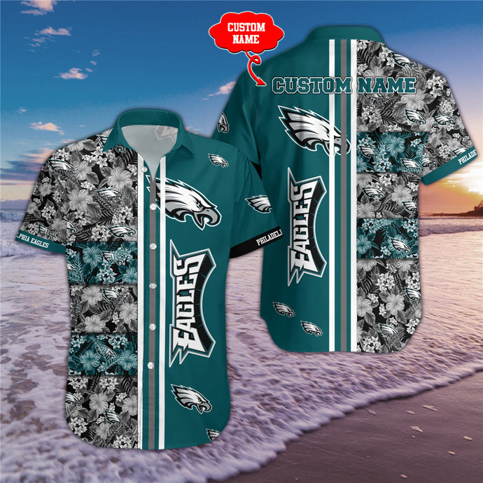 Philadelphia Eagles Floral Summer Shirt