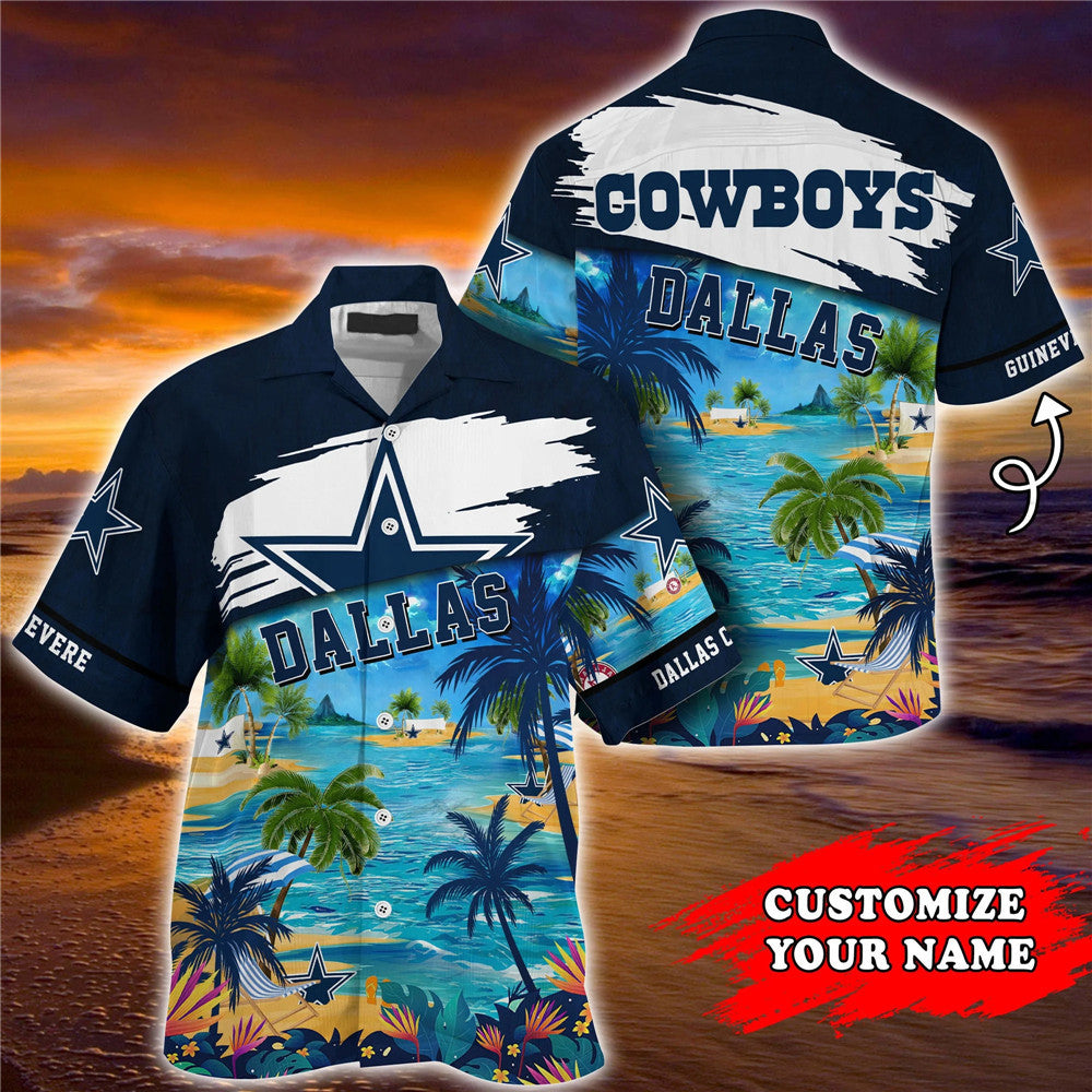 Dallas Cowboys Cool Hawaiian Shirt