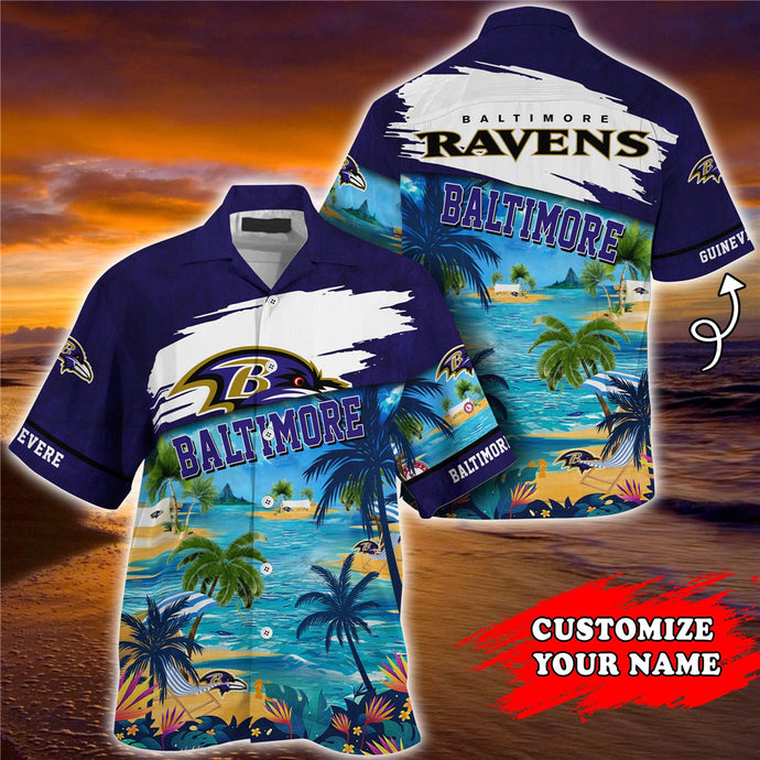Baltimore Ravens Cool Hawaiian Shirt