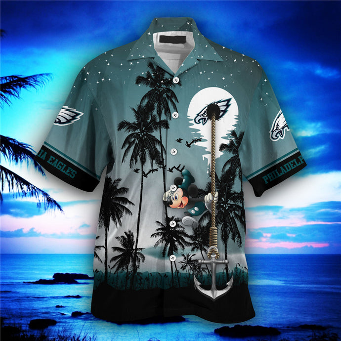 Philadelphia Eagles Starry Night Hawaiian Shirt