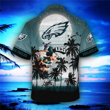 Load image into Gallery viewer, Philadelphia Eagles Starry Night Hawaiian Shirt