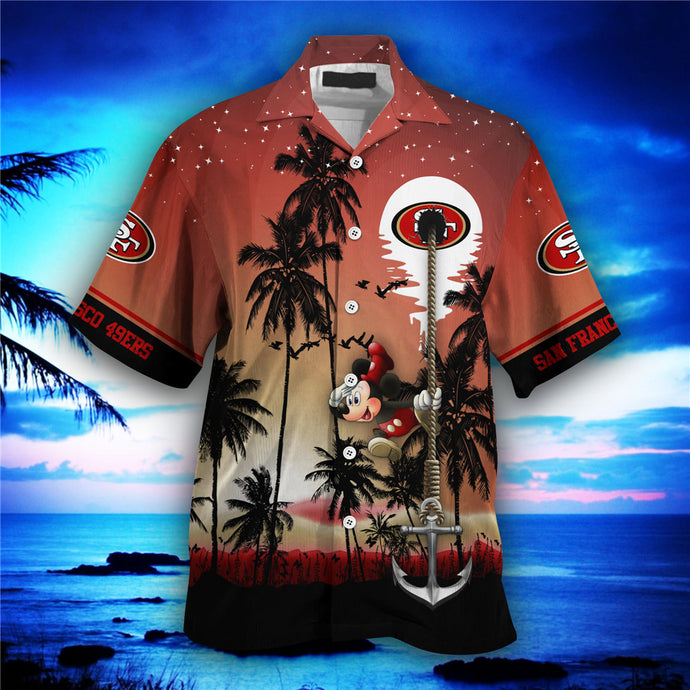 San Francisco 49ers Starry Night Hawaiian Shirt