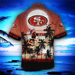San Francisco 49ers Starry Night Hawaiian Shirt