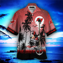 Load image into Gallery viewer, Tampa Bay Buccaneers Starry Night Hawaiian Shirt