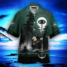 Load image into Gallery viewer, New York Jets Starry Night Hawaiian Shirt