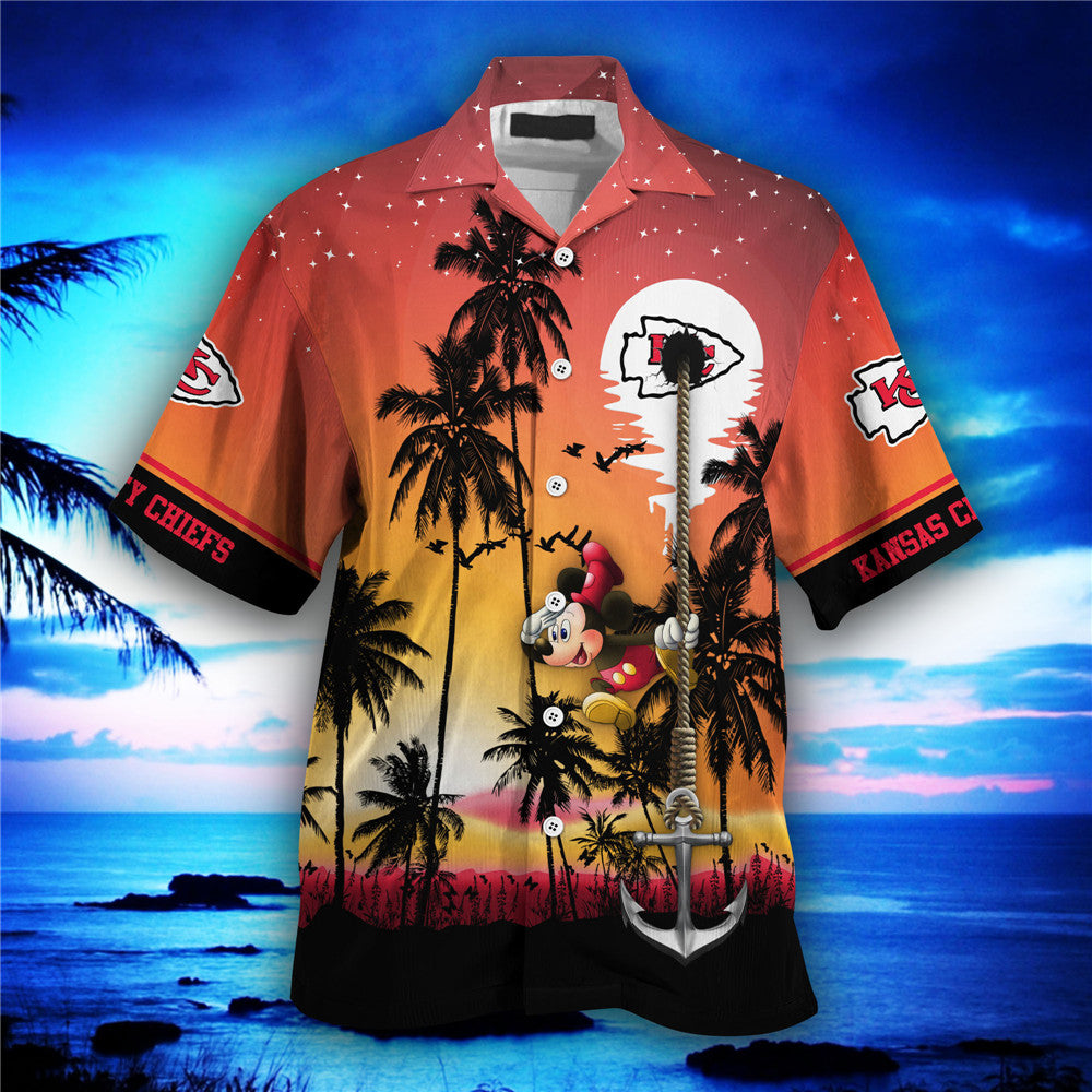 Kansas City Chiefs Starry Night Hawaiian Shirt