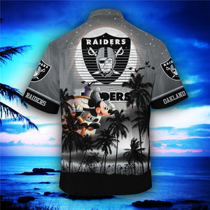 Las Vegas Raiders Starry Night Hawaiian Shirt