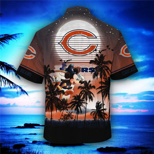 Chicago Bears Starry Night Hawaiian Shirt