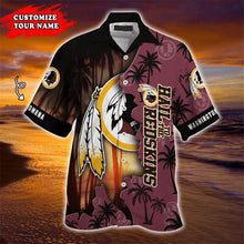 Load image into Gallery viewer, Washington Commanders Hawaiian 3D Shirt